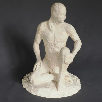 Guerrier assis 1 Guerrier assis